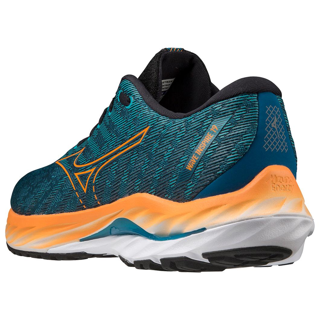 Giày Mizuno Wave Inspire 19 Running Nam Xanh Cam