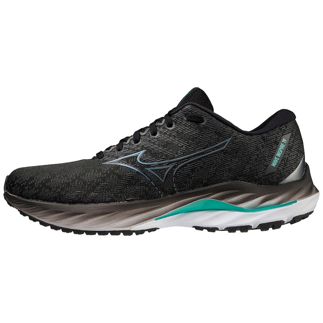 Giày Mizuno Wave Inspire 19 Running Nam Đen