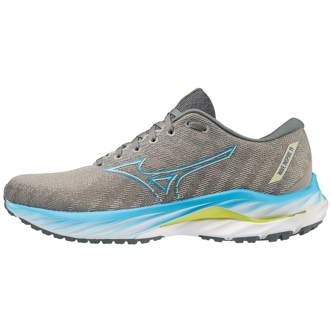 Giày Mizuno Wave Inspire 19 Running Nam Xám Xanh