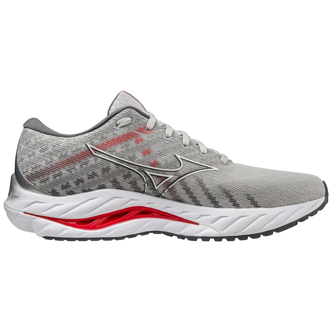 Giày Mizuno Wave Inspire 19 Running Nam Xám Đỏ