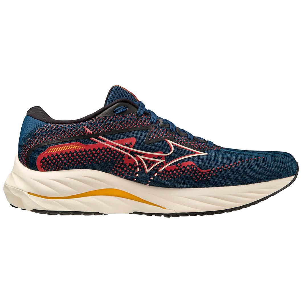 Giày Mizuno Wave Rider 27 Running Nam Navy Đỏ