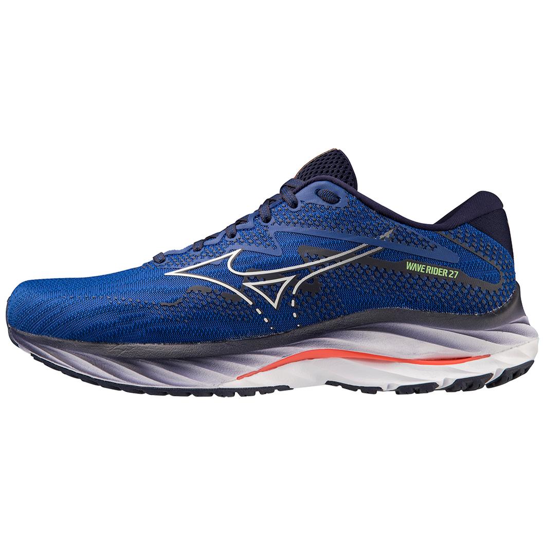 Giày Mizuno Wave Rider 27 Running Nam Xanh Dương