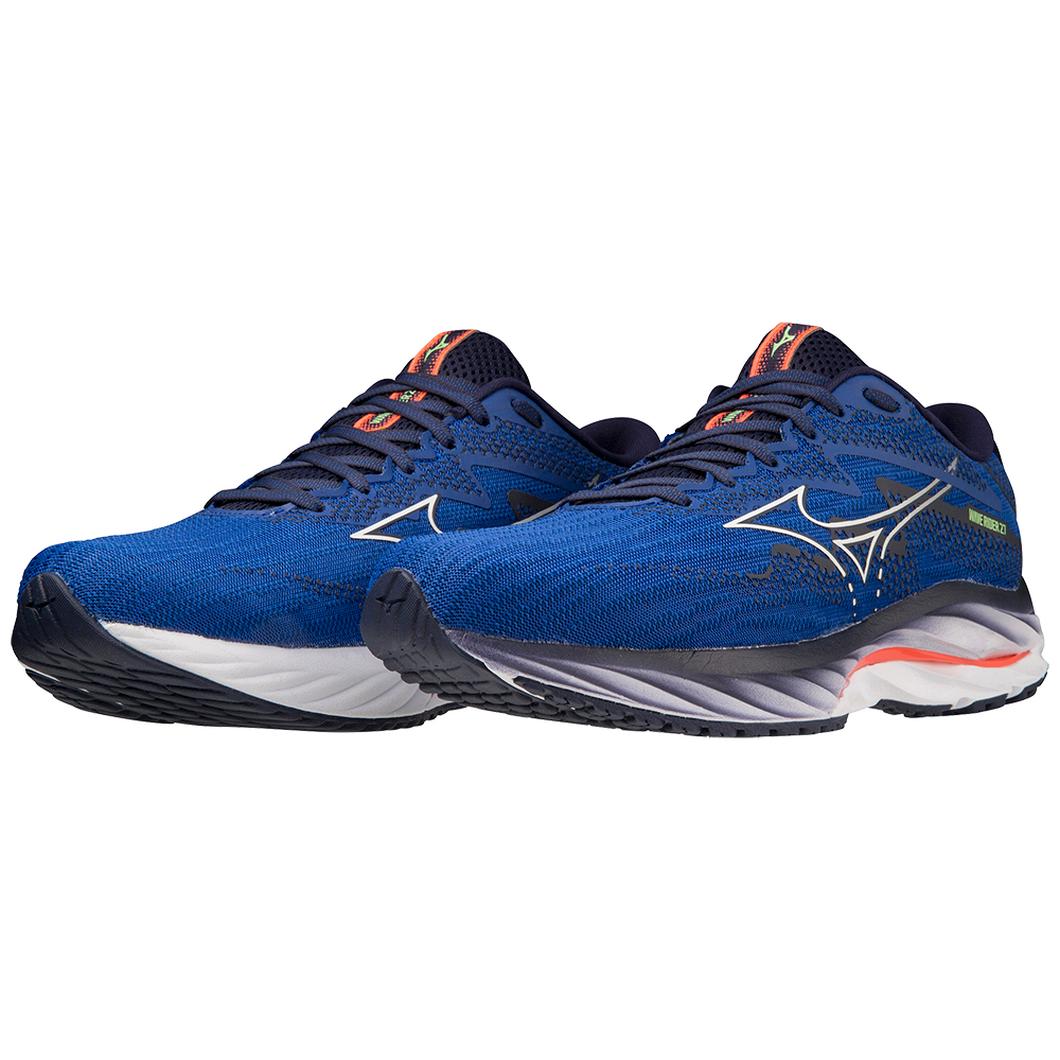 Giày Mizuno Wave Rider 27 Running Nam Xanh Dương