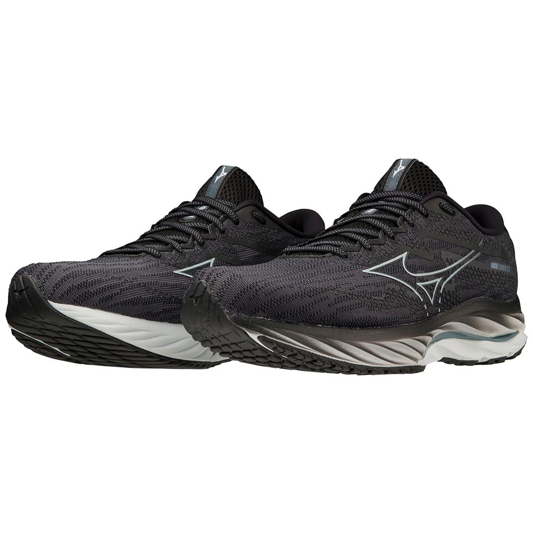 Giày Mizuno Wave Rider 27 Running Nam Đen