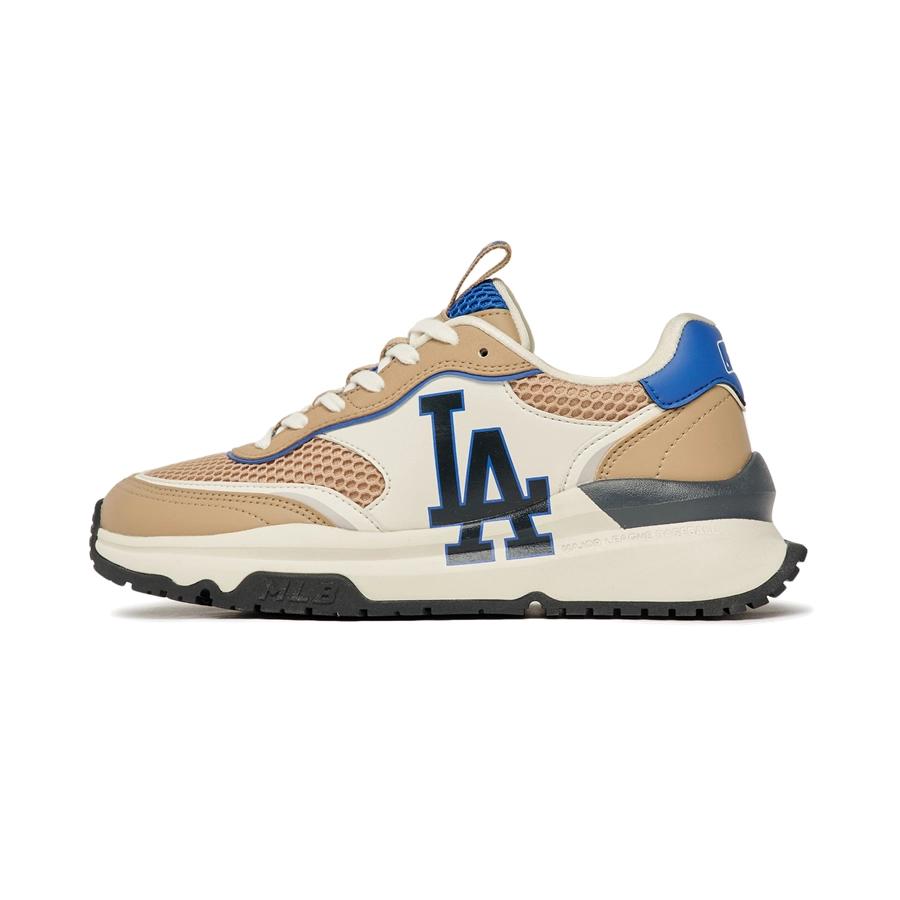 Giày MLB Chunky Runner LA Dodgers Beige Nam Nữ Be