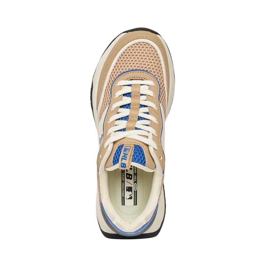 Giày MLB Chunky Runner LA Dodgers Beige Nam Nữ Be