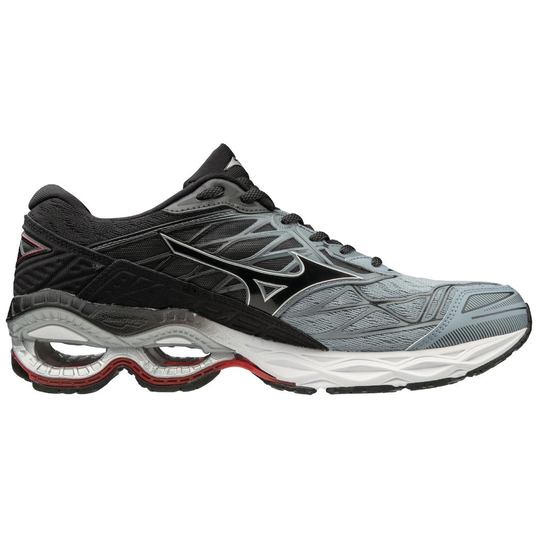 Giày Mizuno Wave Creation 20 Running Nam Xám Đen