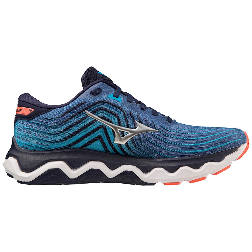 Giày Mizuno Wave Horizon 6 Running Nam Xanh Cam