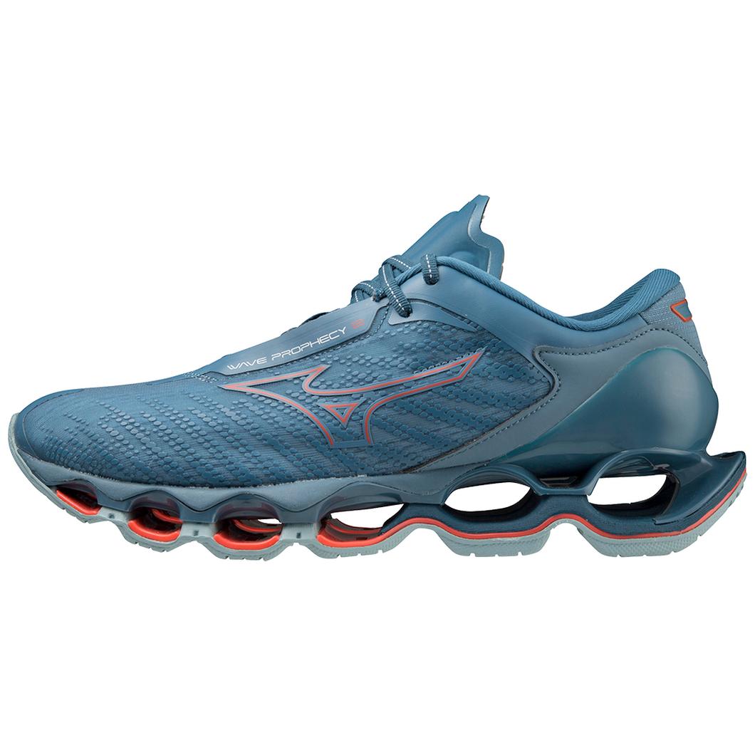 Giày Mizuno Wave Prophecy 12 Running Nam Xanh Cam