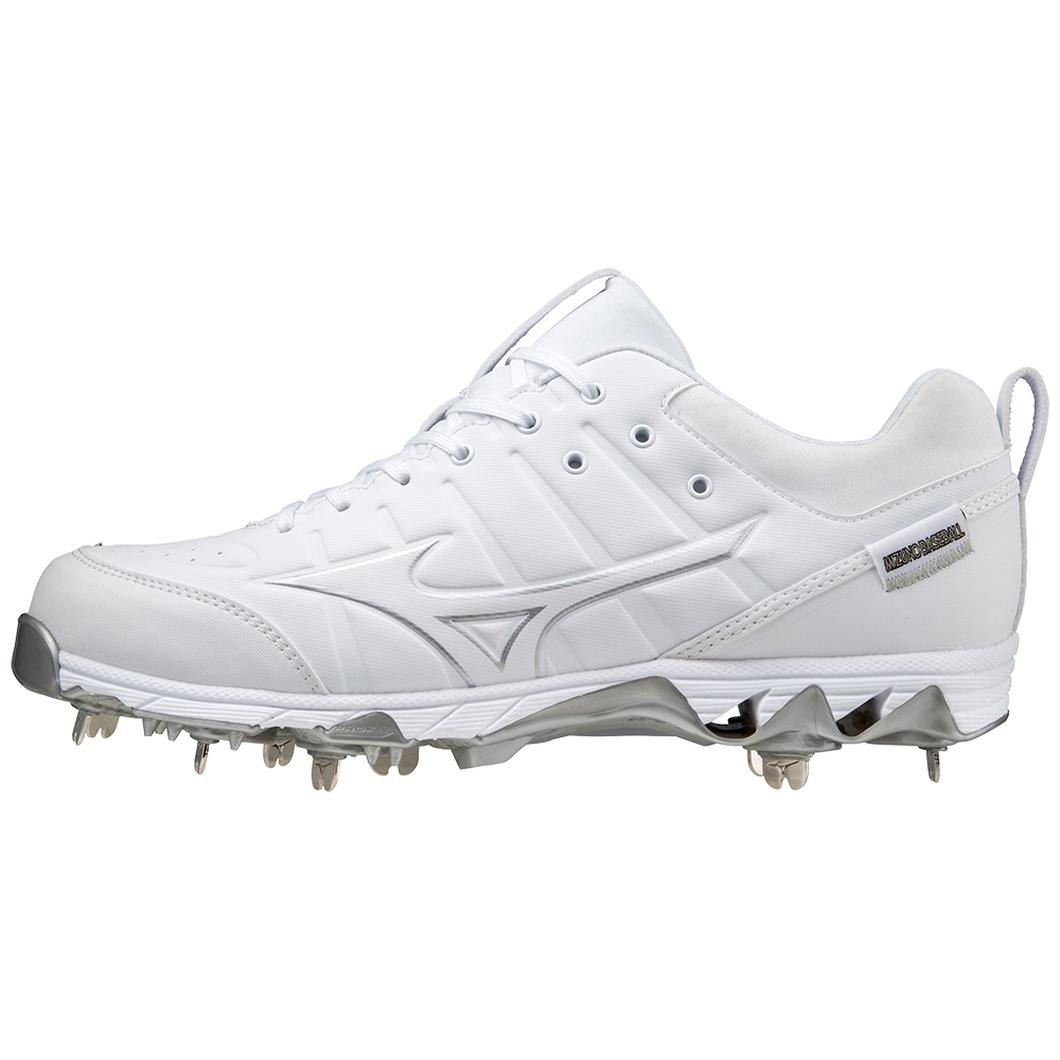 Giày Mizuno 9-Spike® Ambition 2 Low Metal Baseball Cleat Nam Trắng