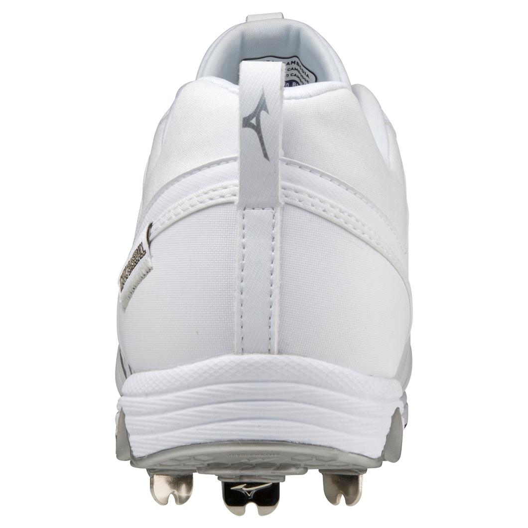 Giày Mizuno 9-Spike® Ambition 2 Low Metal Baseball Cleat Nam Trắng