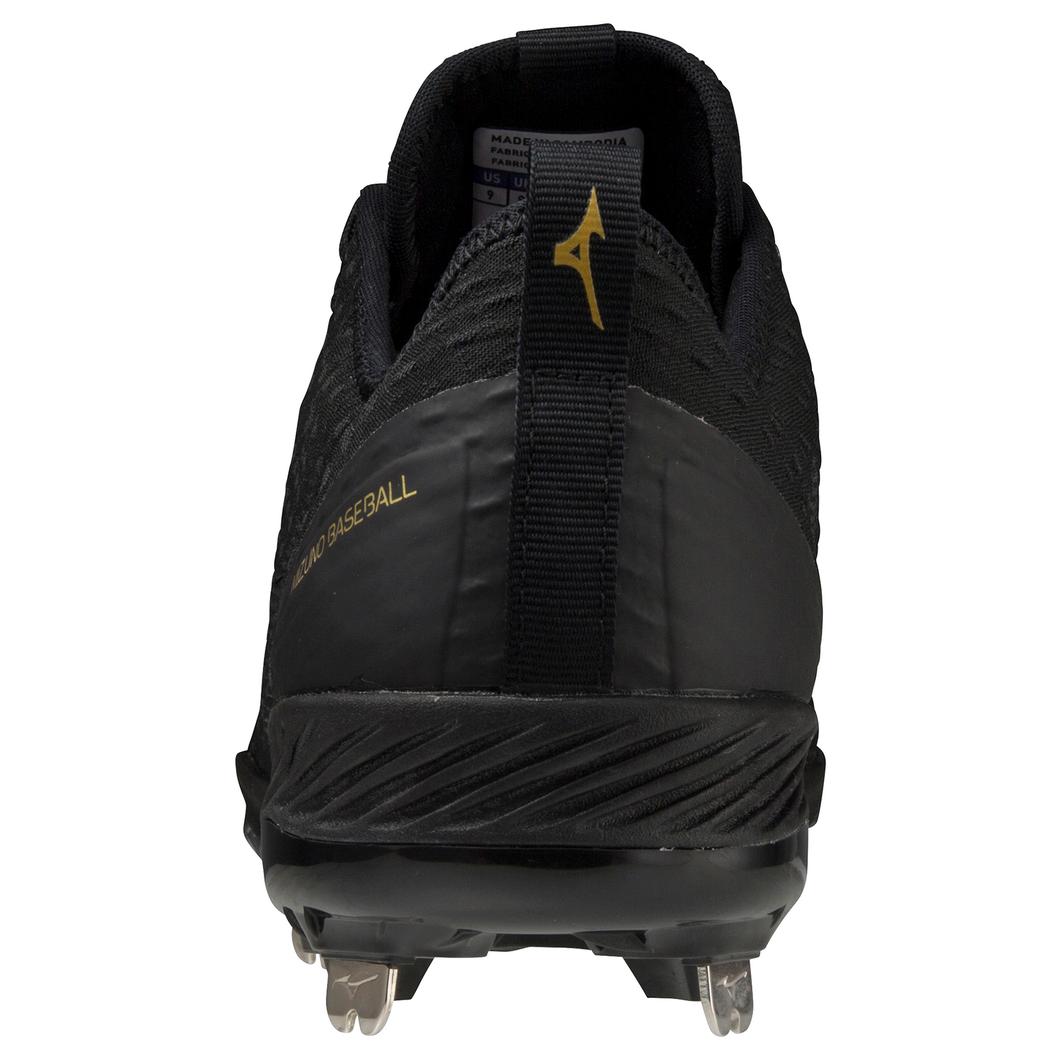 Giày Mizuno Dominant 4 Low Metal Baseball Cleat Nam Đen