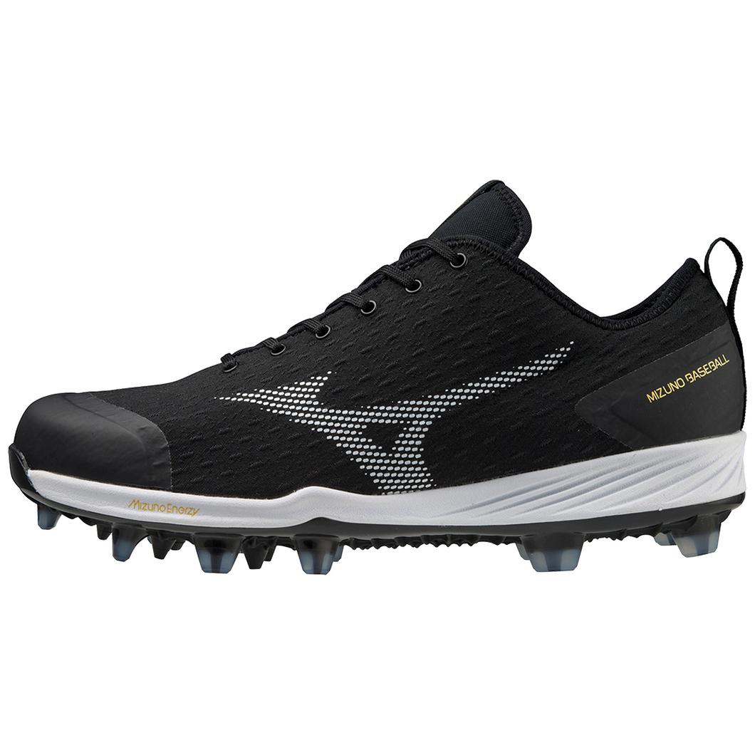 Giày Mizuno Dominant 4 TPU Molded Baseball Cleat Nam Đen Trắng