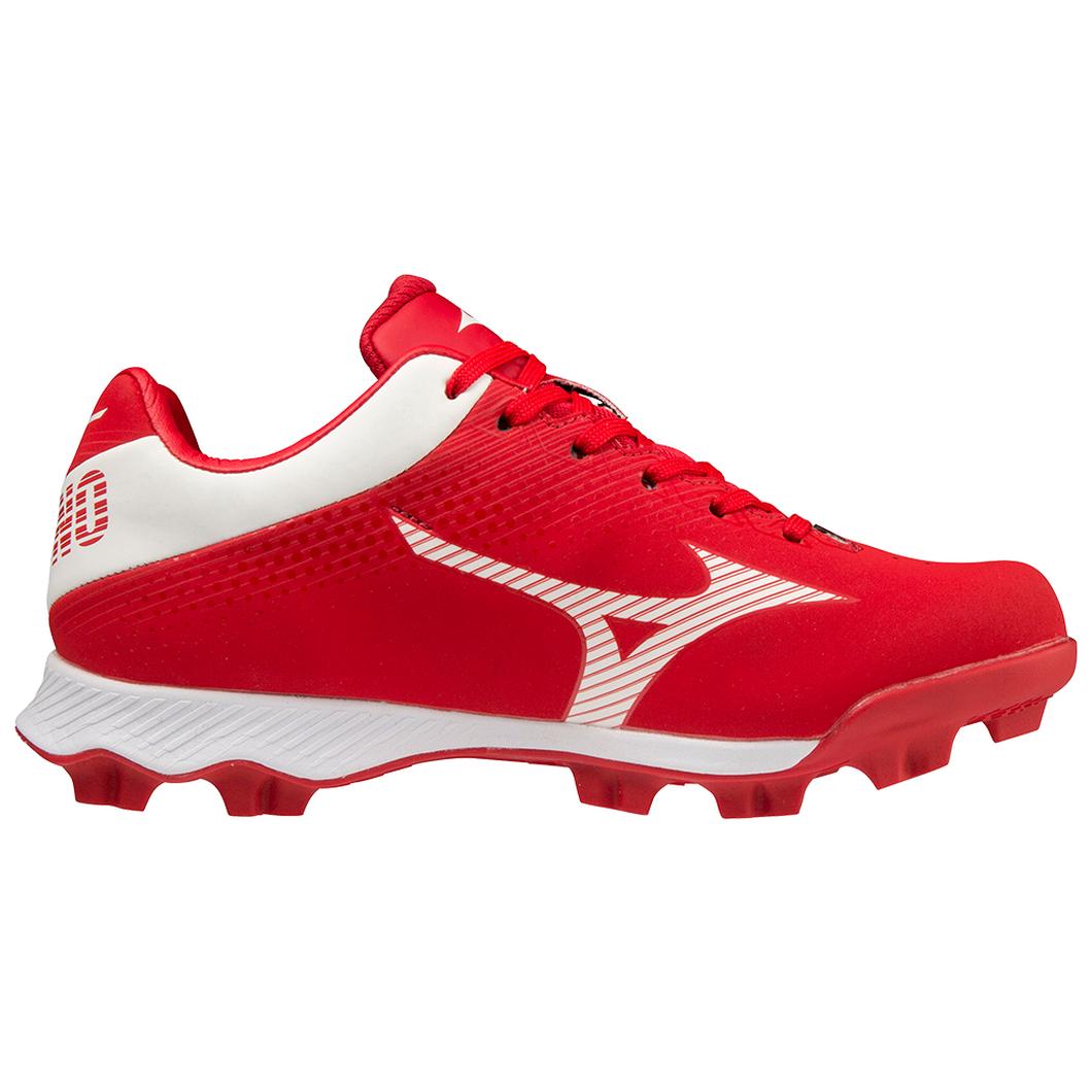 Giày Mizuno Wave Lightrevo TPU Junior Molded Low Baseball Cleat Nam Đỏ Trắng