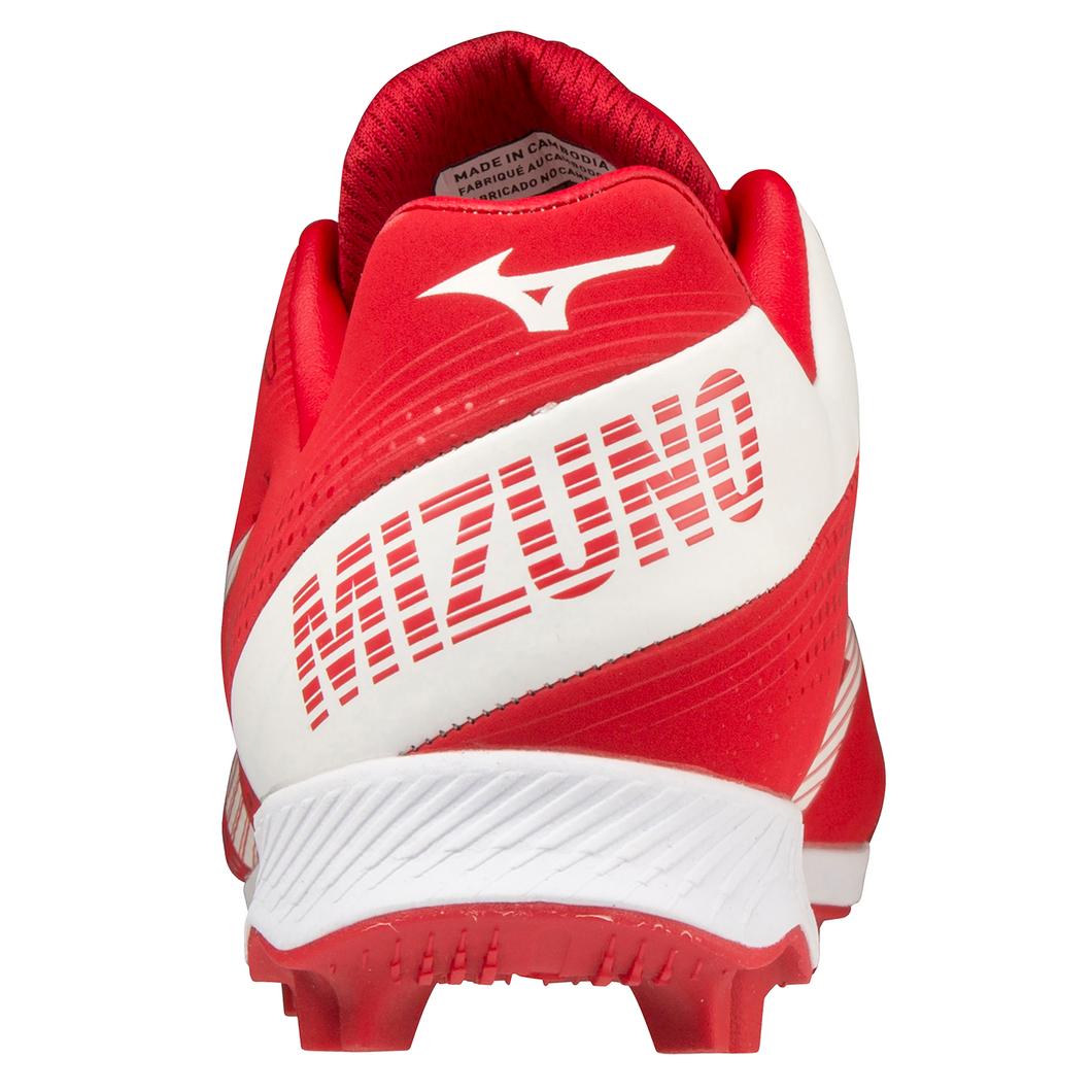 Giày Mizuno Wave Lightrevo TPU Junior Molded Low Baseball Cleat Nam Đỏ Trắng