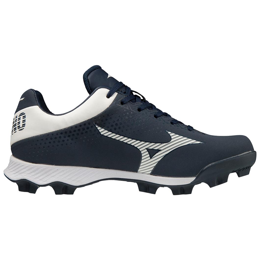 Giày Mizuno Wave Lightrevo TPU Junior Molded Low Baseball Cleat Nam Xanh Navy Trắng