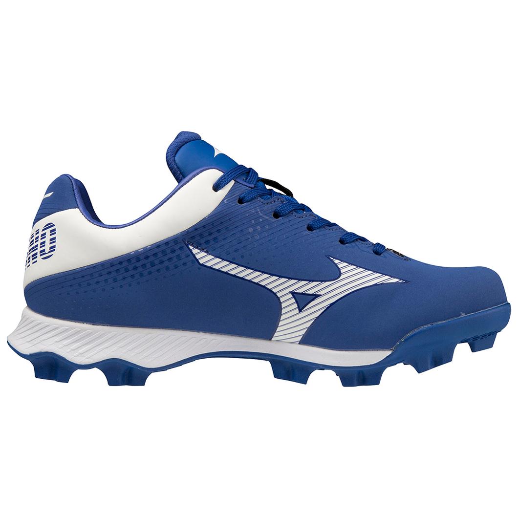 Giày Mizuno Wave Lightrevo TPU Junior Molded Low Baseball Cleat Nam Xanh Trắng