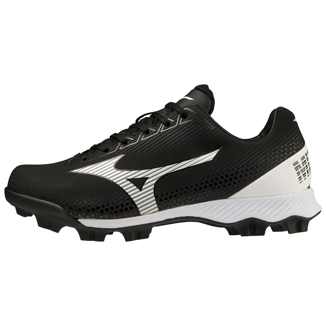 Giày Mizuno Wave Lightrevo TPU Junior Molded Low Baseball Cleat Nam Đen Trắng