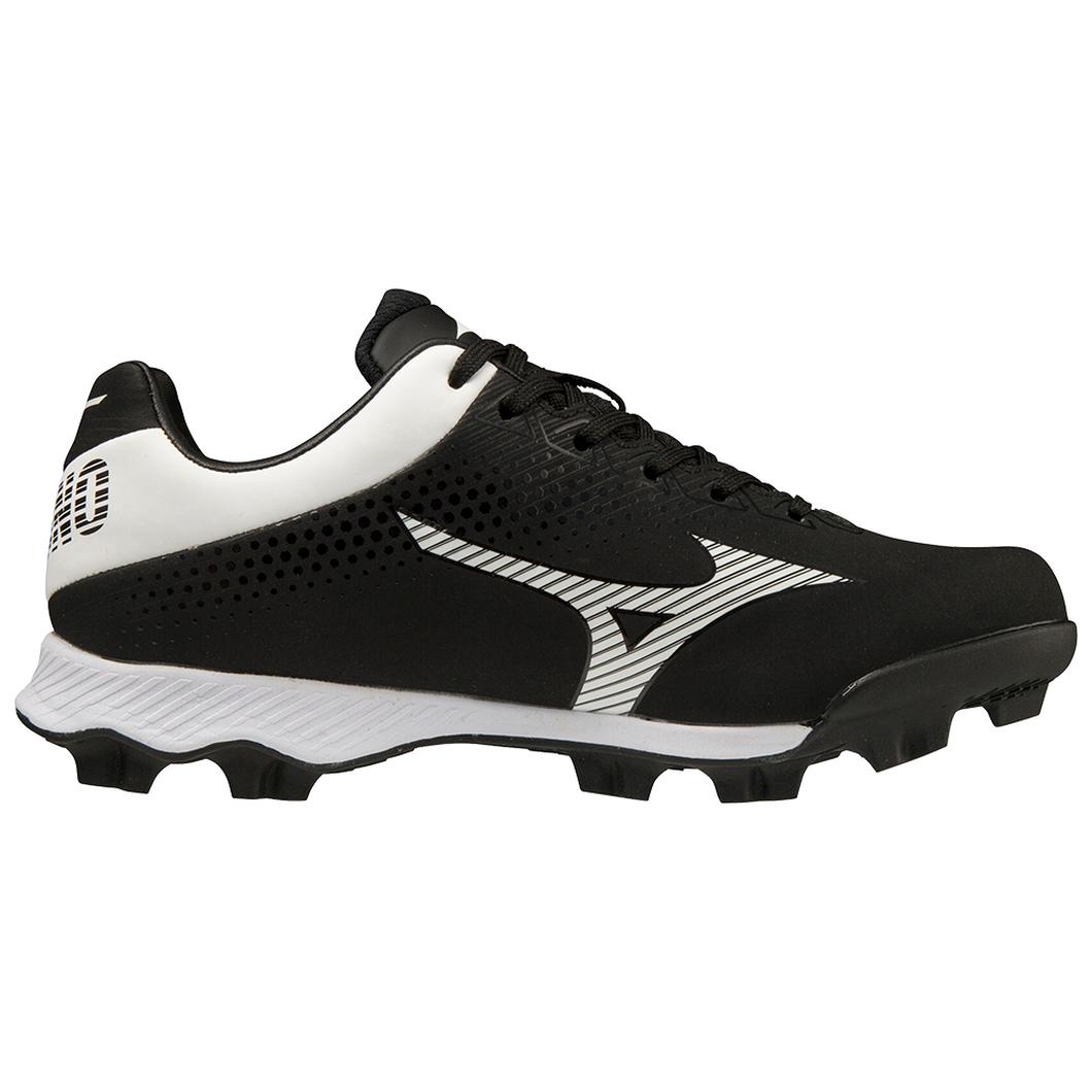 Giày Mizuno Wave Lightrevo TPU Junior Molded Low Baseball Cleat Nam Đen Trắng