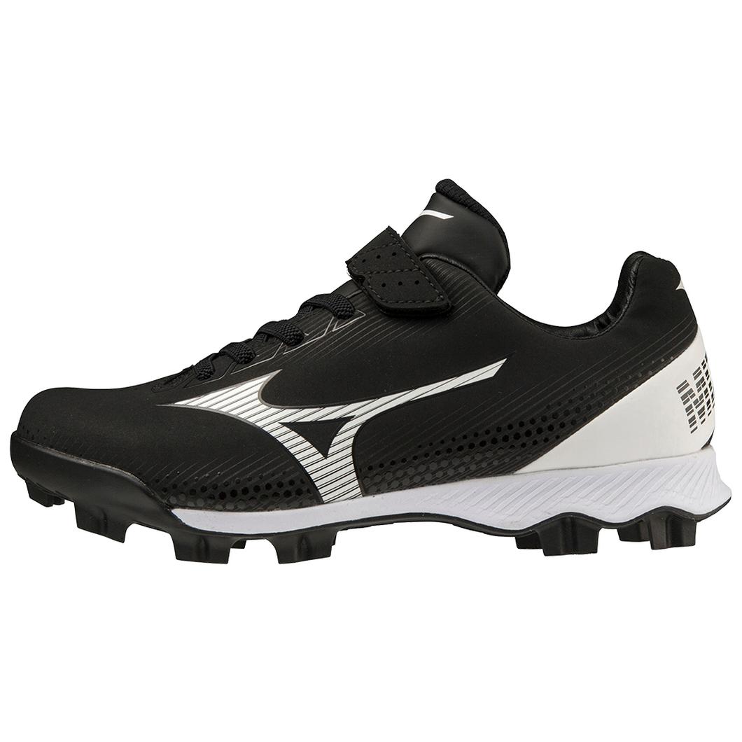 Giày Mizuno Wave Lightrevo TPU Youth Molded Low Baseball Cleat Nam Đen Trắng