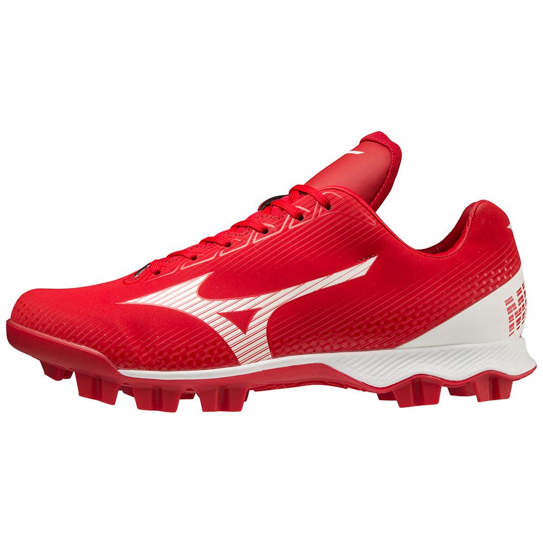 Giày Mizuno Wave Lightrevo TPU Molded Low Baseball Cleat Nam Đỏ Trắng