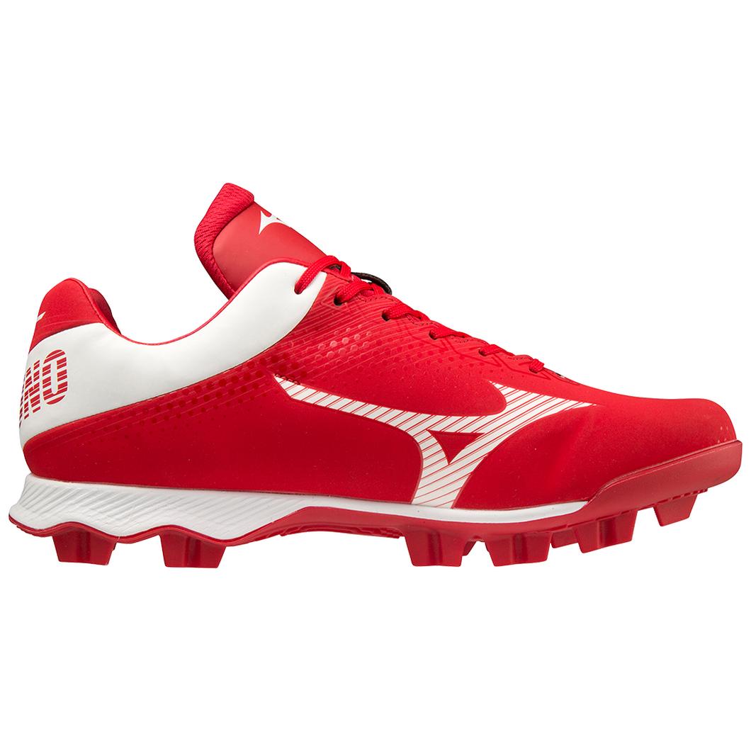 Giày Mizuno Wave Lightrevo TPU Molded Low Baseball Cleat Nam Đỏ Trắng