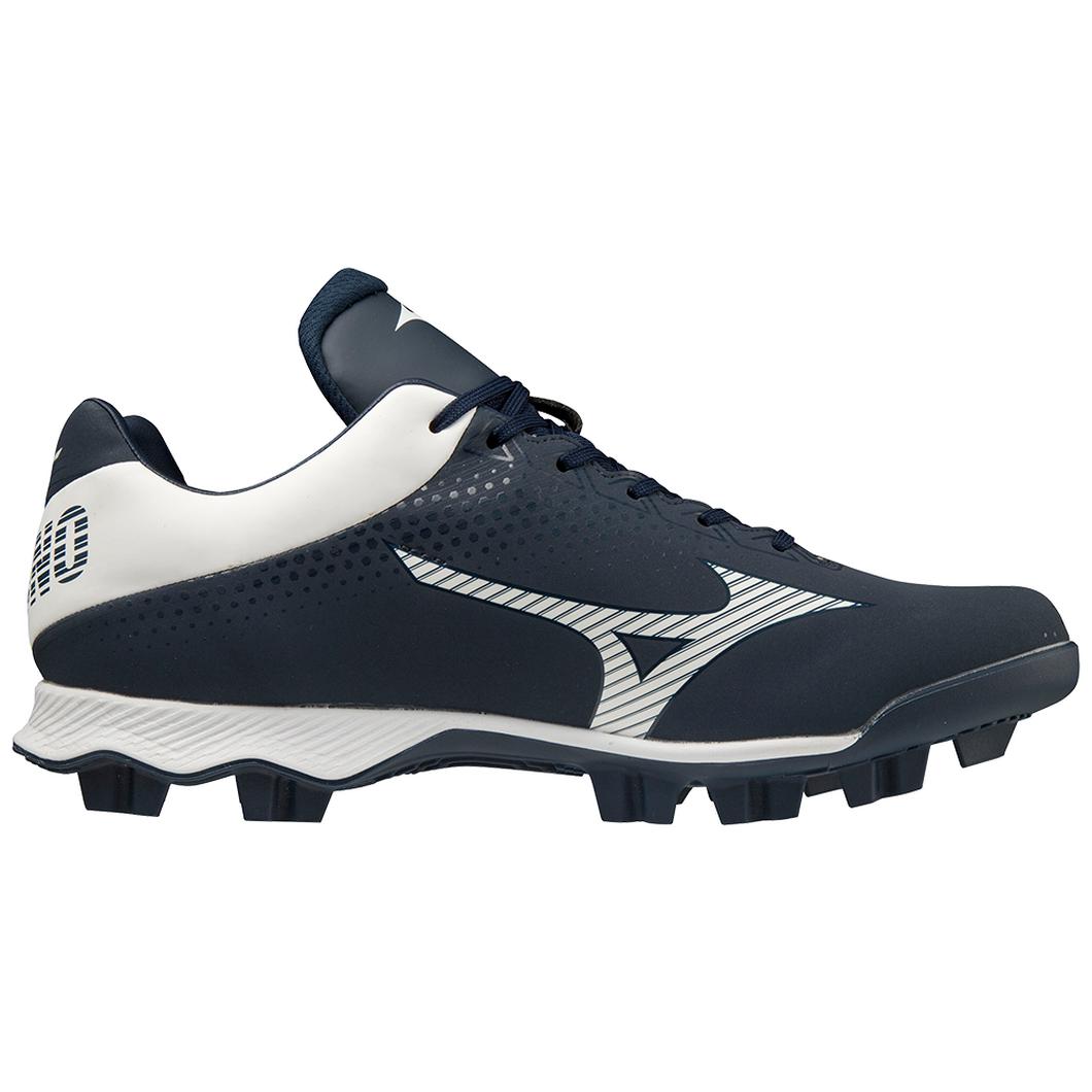 Giày Mizuno Wave Lightrevo TPU Molded Low Baseball Cleat Nam Xanh Navy Trắng