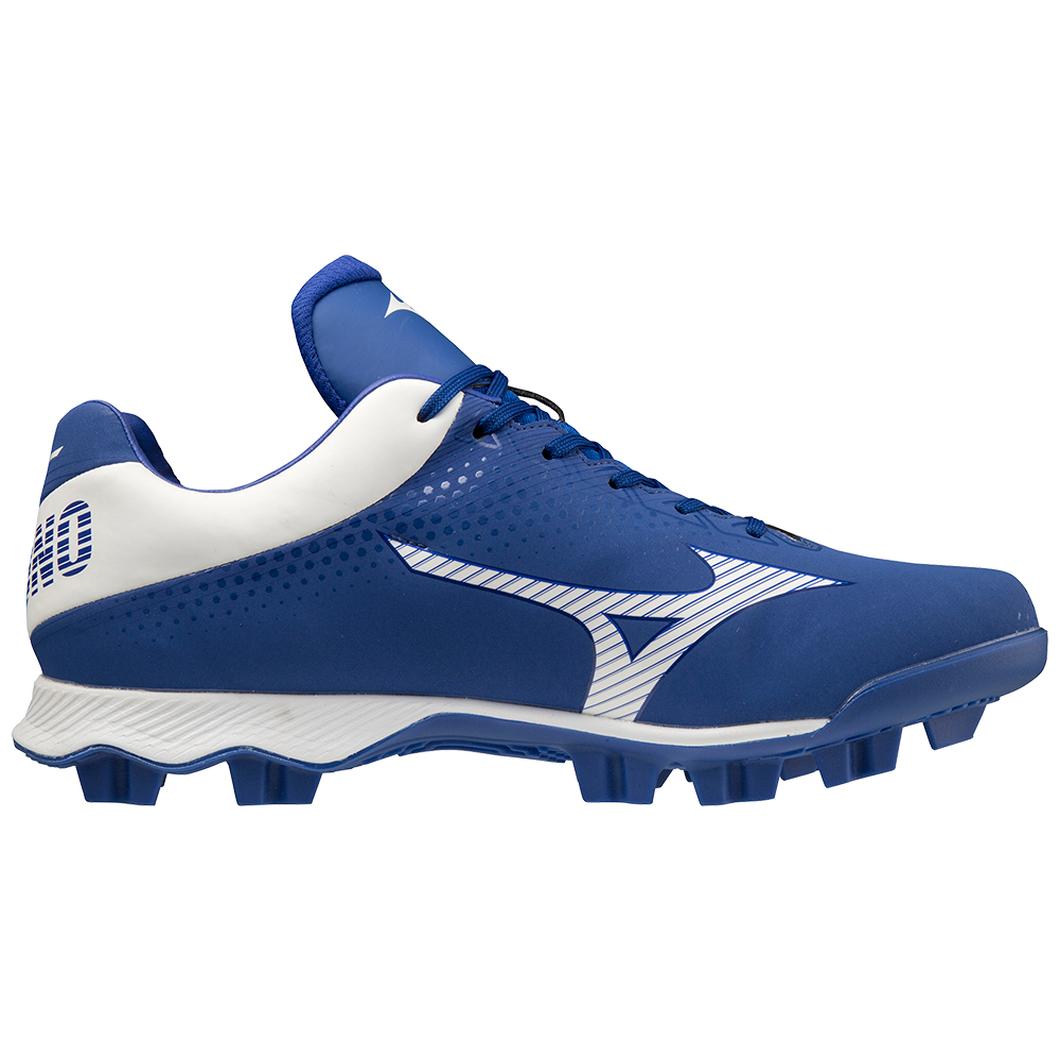 Giày Mizuno Wave Lightrevo TPU Molded Low Baseball Cleat Nam Xanh Trắng