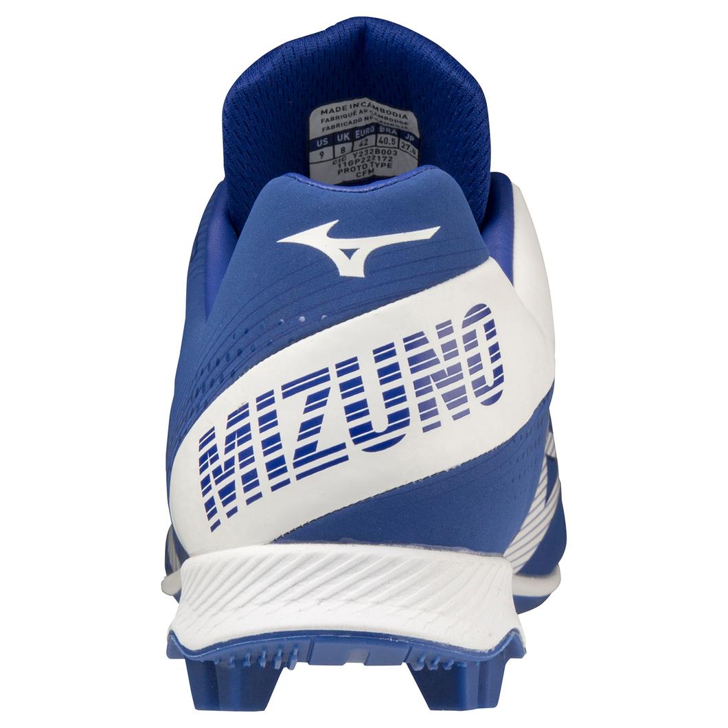 Giày Mizuno Wave Lightrevo TPU Molded Low Baseball Cleat Nam Xanh Trắng