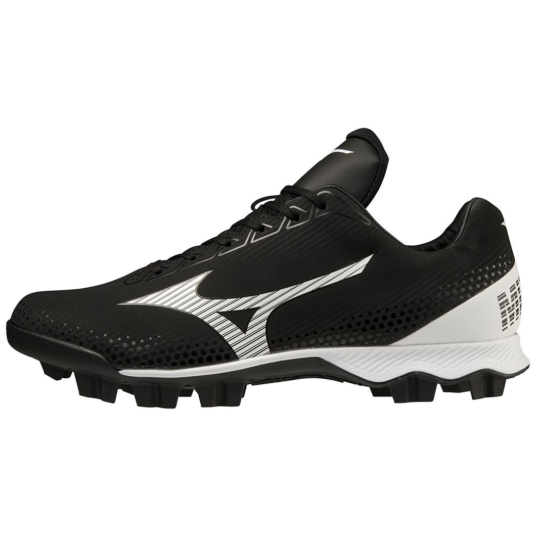 Giày Mizuno Wave Lightrevo TPU Molded Low Baseball Cleat Nam Đen Trắng