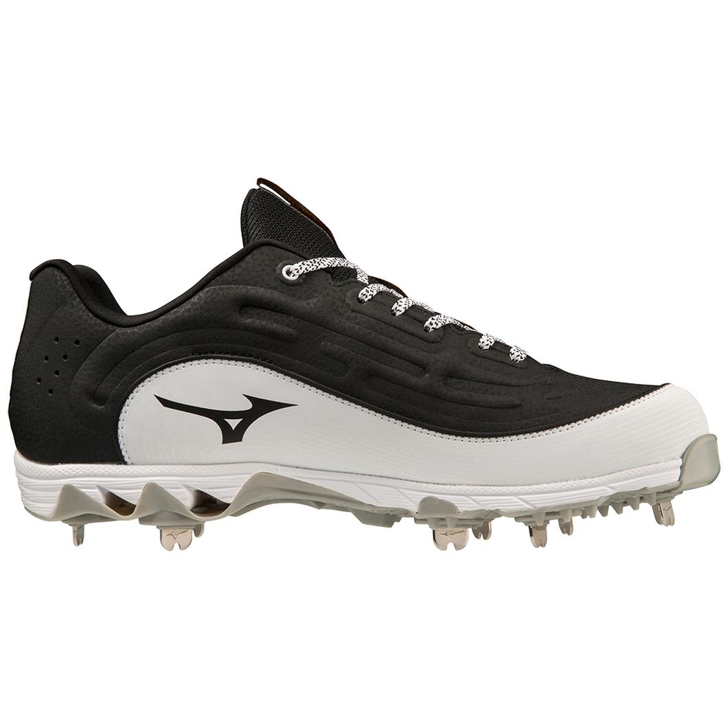 Giày Mizuno 9-Spike® Ambition 3 Low Metal Baseball Cleat Nam Đen Trắng