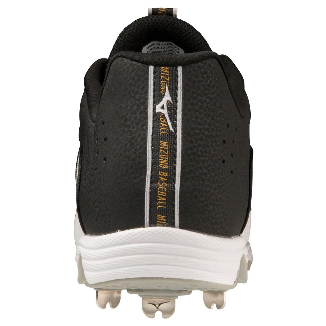 Giày Mizuno 9-Spike® Ambition 3 Low Metal Baseball Cleat Nam Đen Trắng