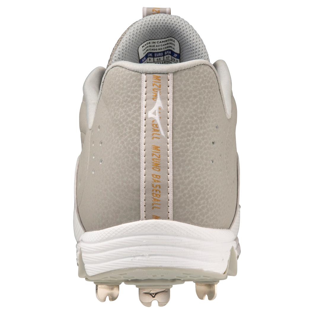 Giày Mizuno 9-Spike® Ambition 3 Low Metal Baseball Cleat Nam Xám Trắng