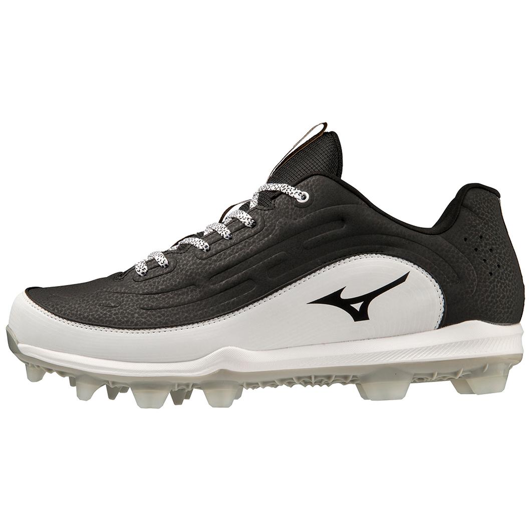 Giày Mizuno Ambition 3 Low TPU Molded Baseball Cleat Nam Đen Trắng