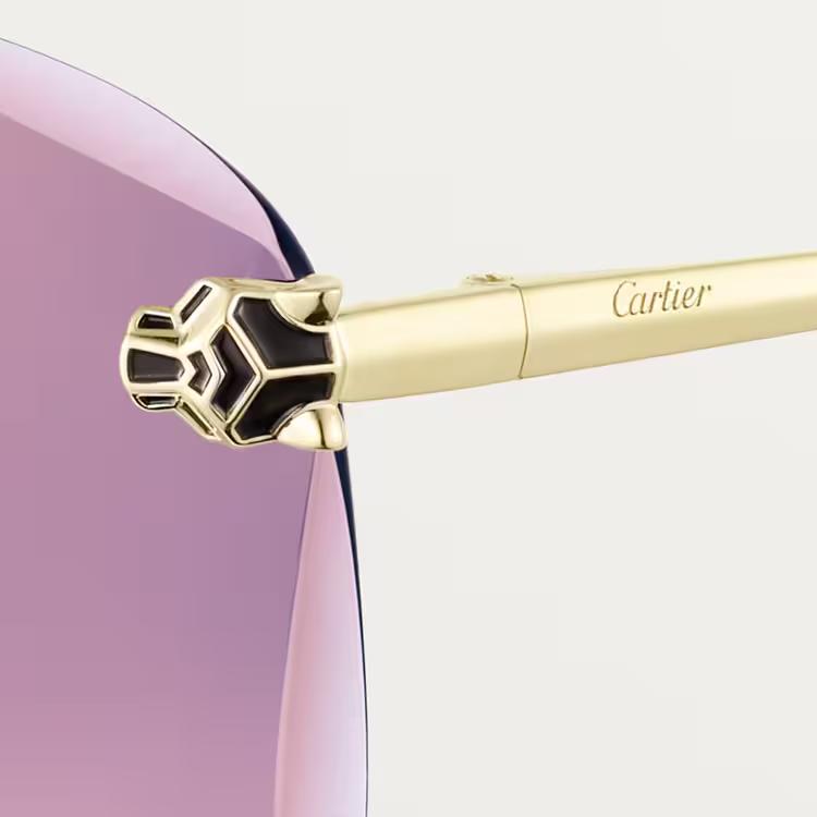 Kính Cartier Panthère de Cartier Nam Nữ Tím