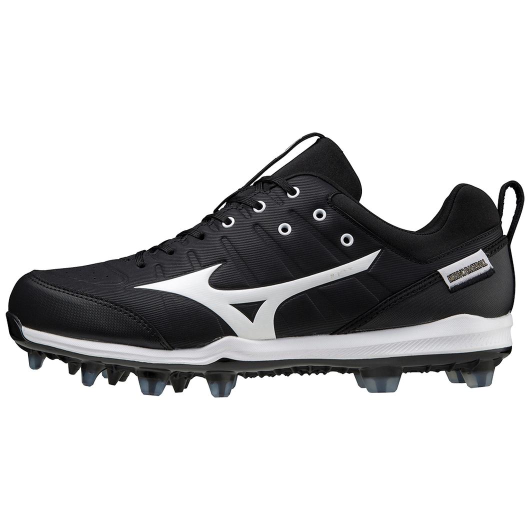 Giày Mizuno Ambition 2 TPU Low Molded Baseball Cleat Nam Đen Trắng