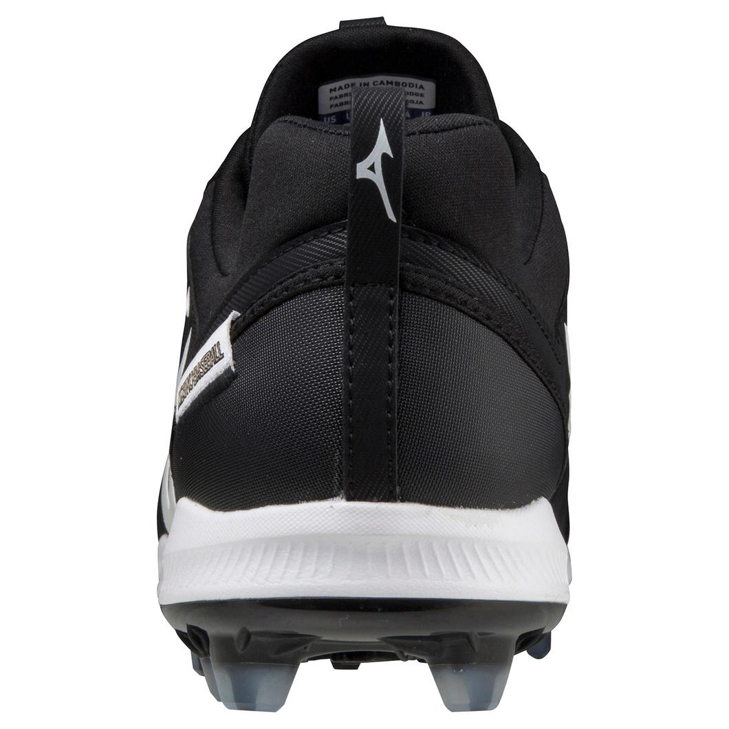 Giày Mizuno Ambition 2 TPU Low Molded Baseball Cleat Nam Đen Trắng