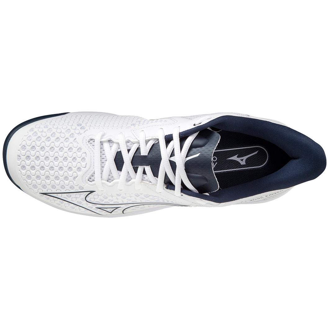 Giày Mizuno Wave Exceed Tour 5 AC Tennis Trắng Đen