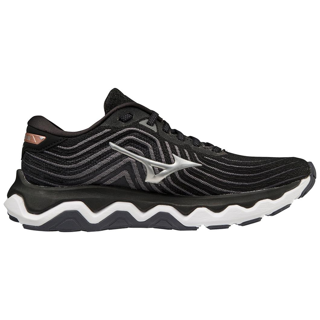 Giày Mizuno Wave Horizon 6 Running Nữ Đen Trắng