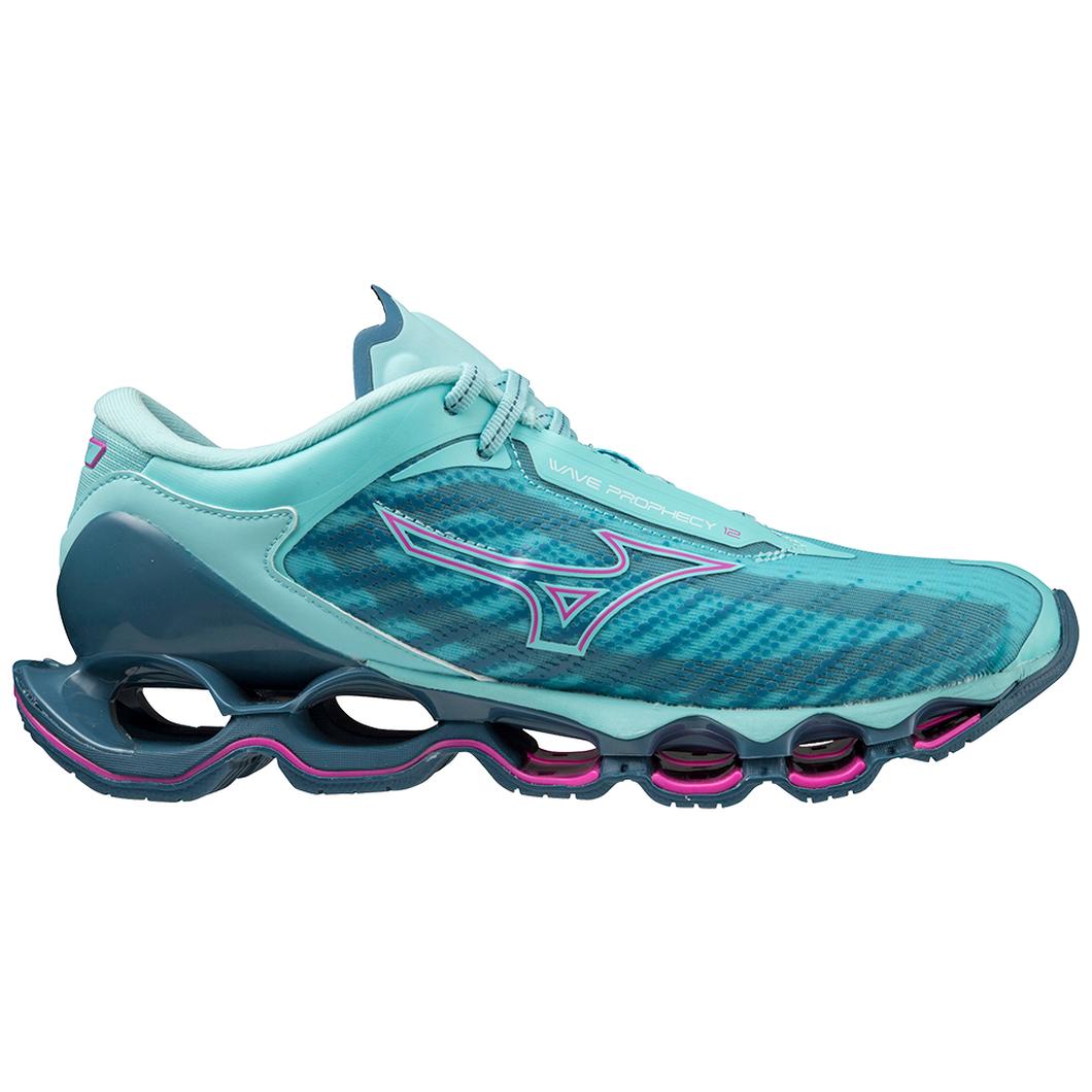 Giày Mizuno Wave Prophecy 12 Running Nữ Xanh