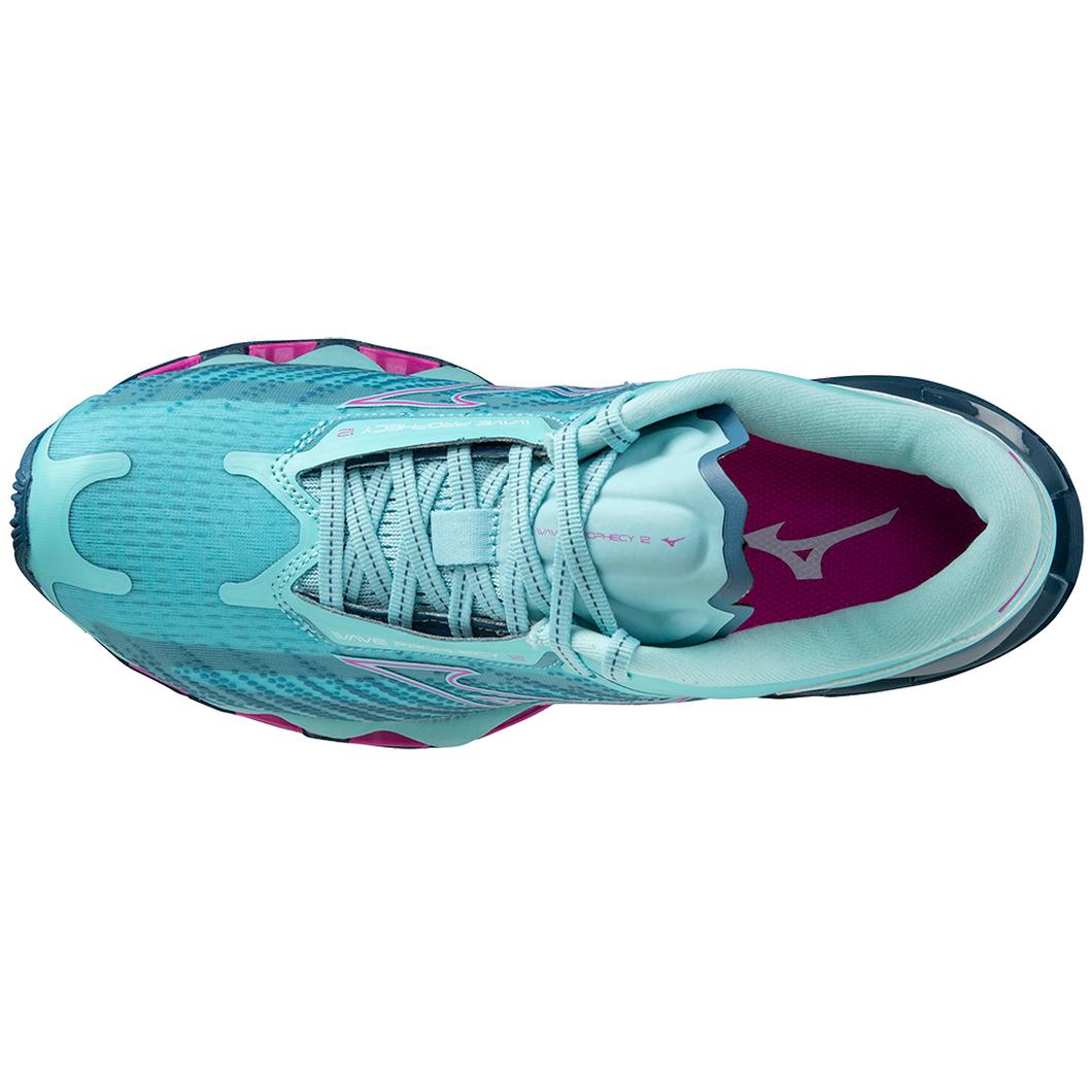 Giày Mizuno Wave Prophecy 12 Running Nữ Xanh