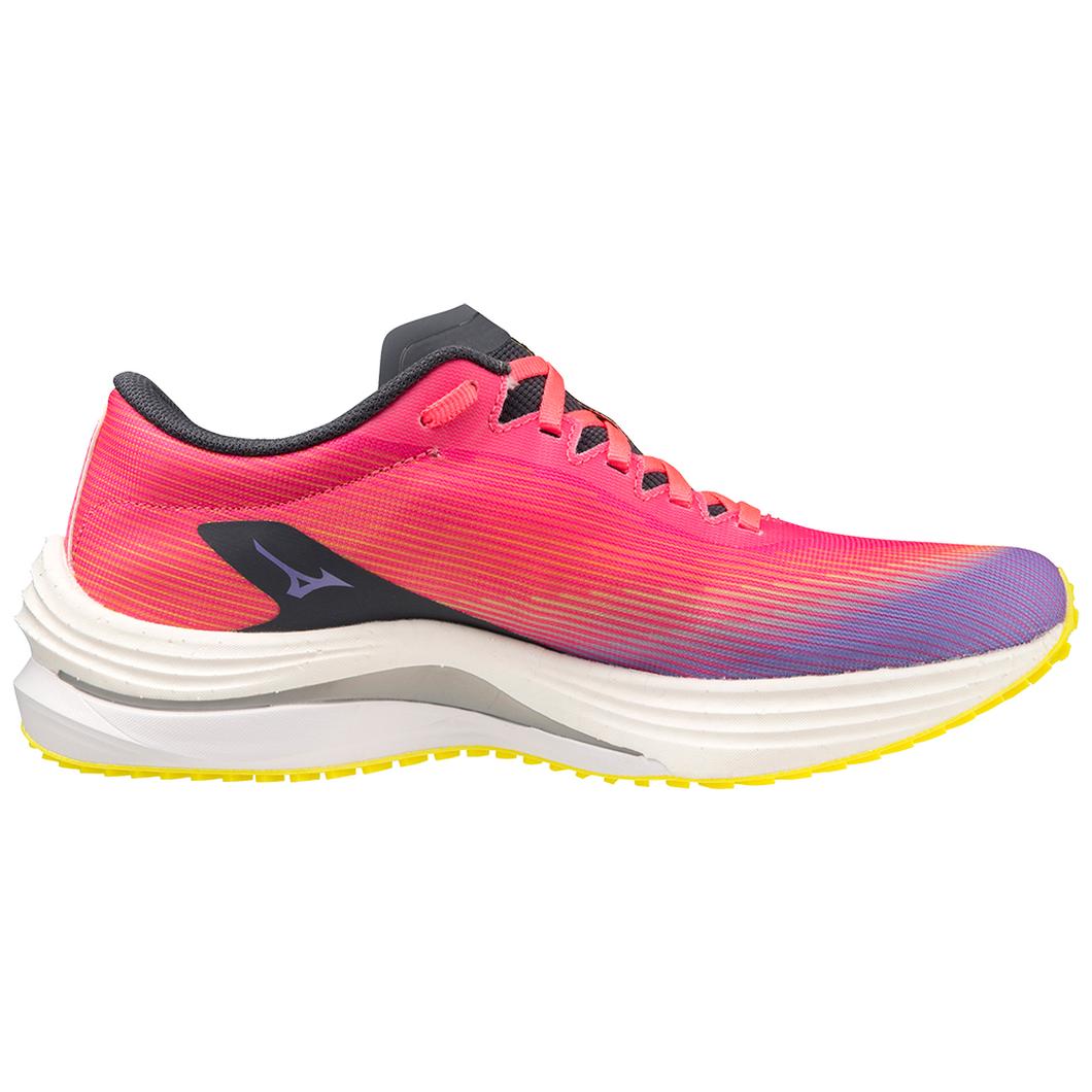 Giày Mizuno Wave Rebellion Flash Running Nữ Hồng Đen