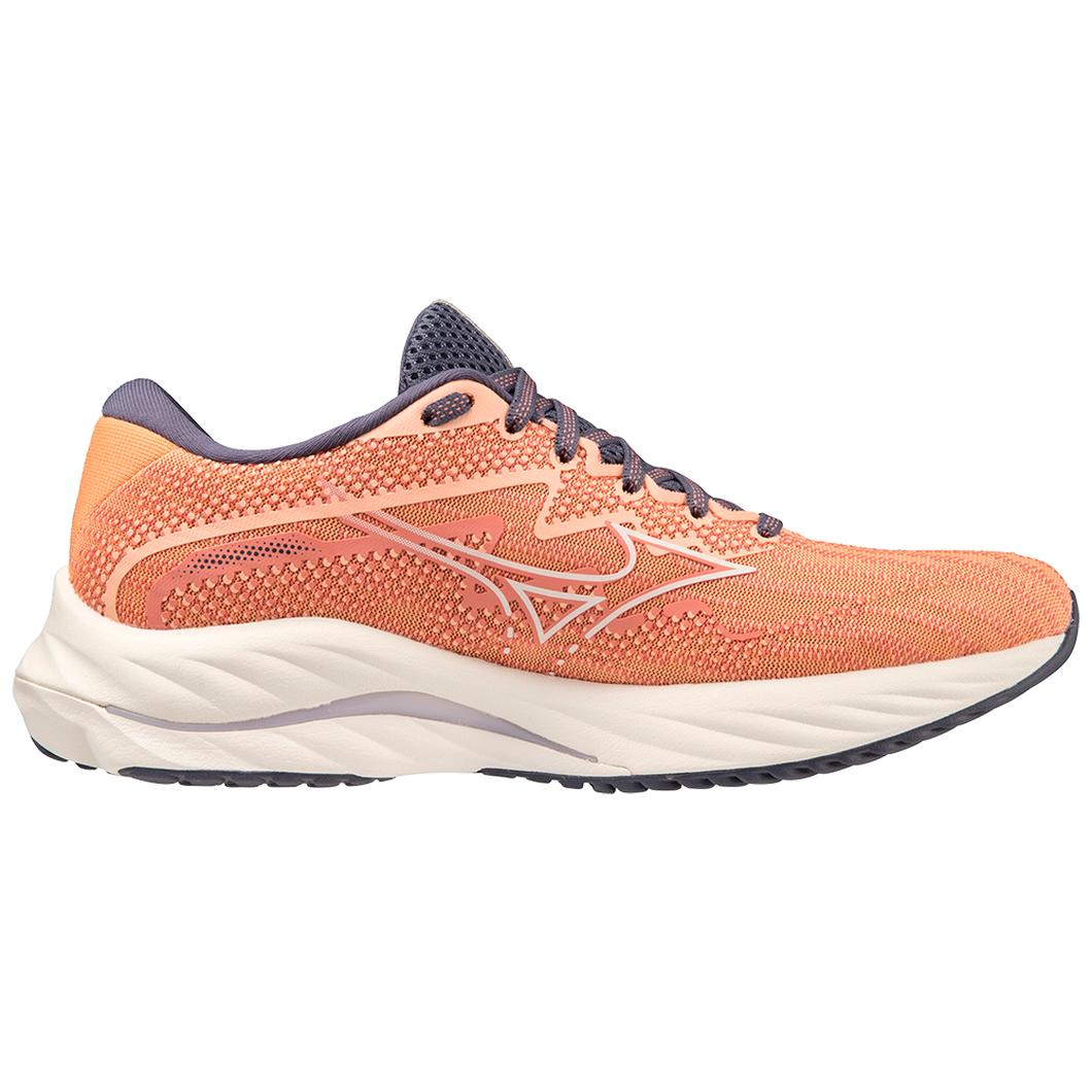 Giày Mizuno Wave Rider 27 Running Nữ Cam Đen