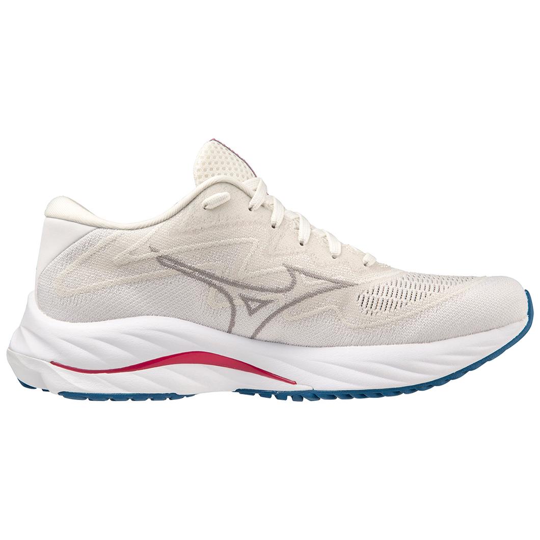 Giày Mizuno Wave Rider 27 SSW Running Nữ Xám Trắng