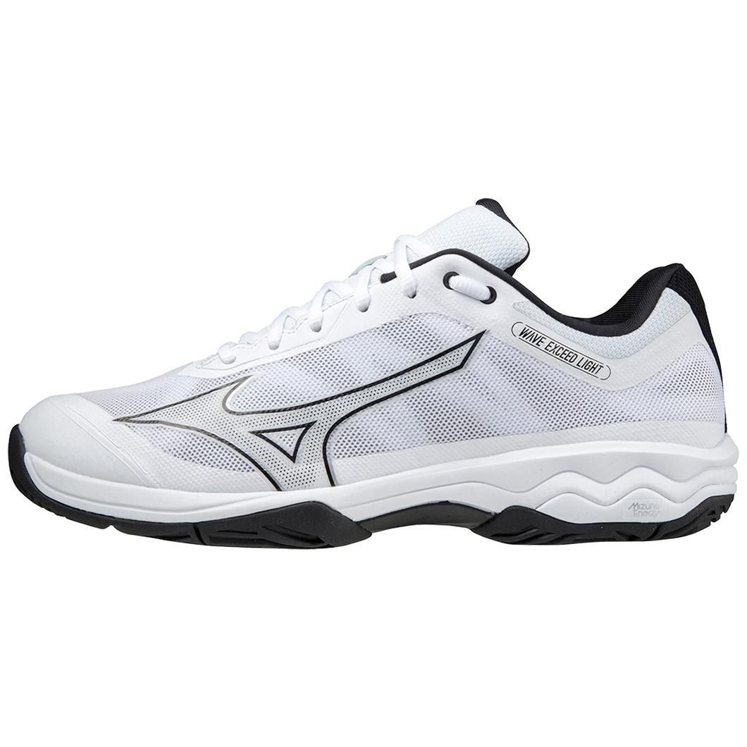 Giày Mizuno Wave Exceed Light AC Tennis Nam Trắng Đen