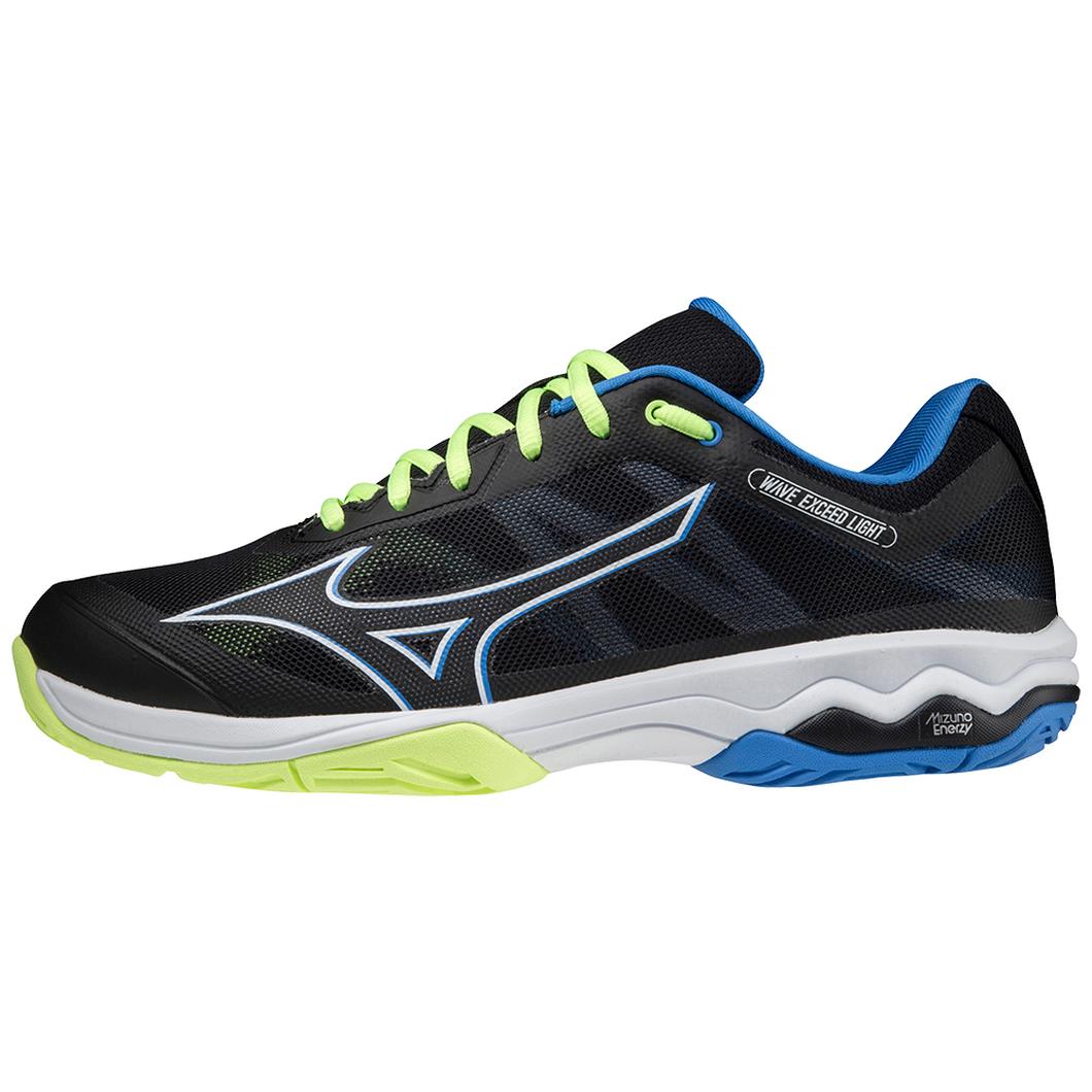 Giày Mizuno Wave Exceed Light AC Tennis Nam Đen Xanh