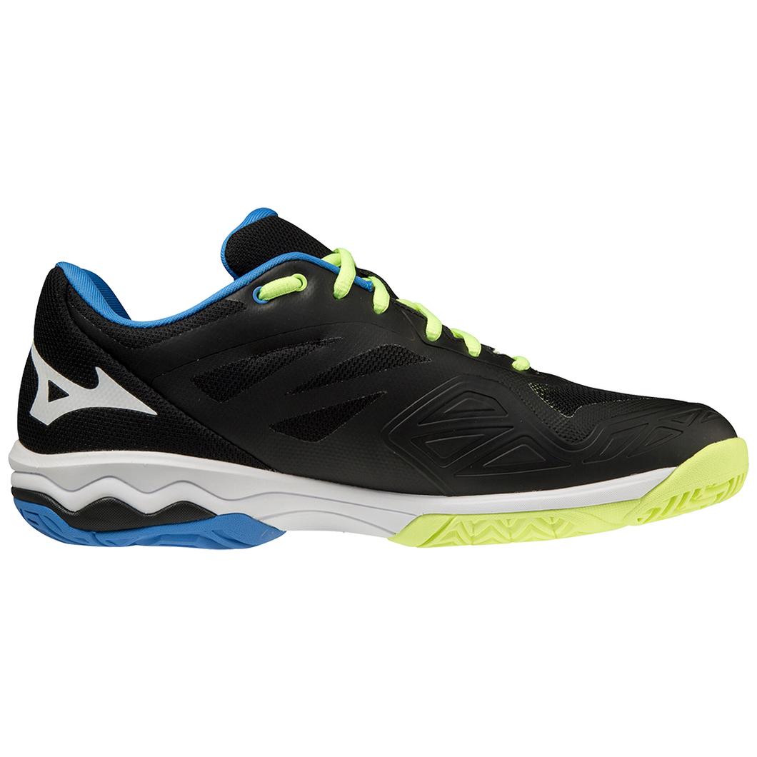 Giày Mizuno Wave Exceed Light AC Tennis Nam Đen Xanh