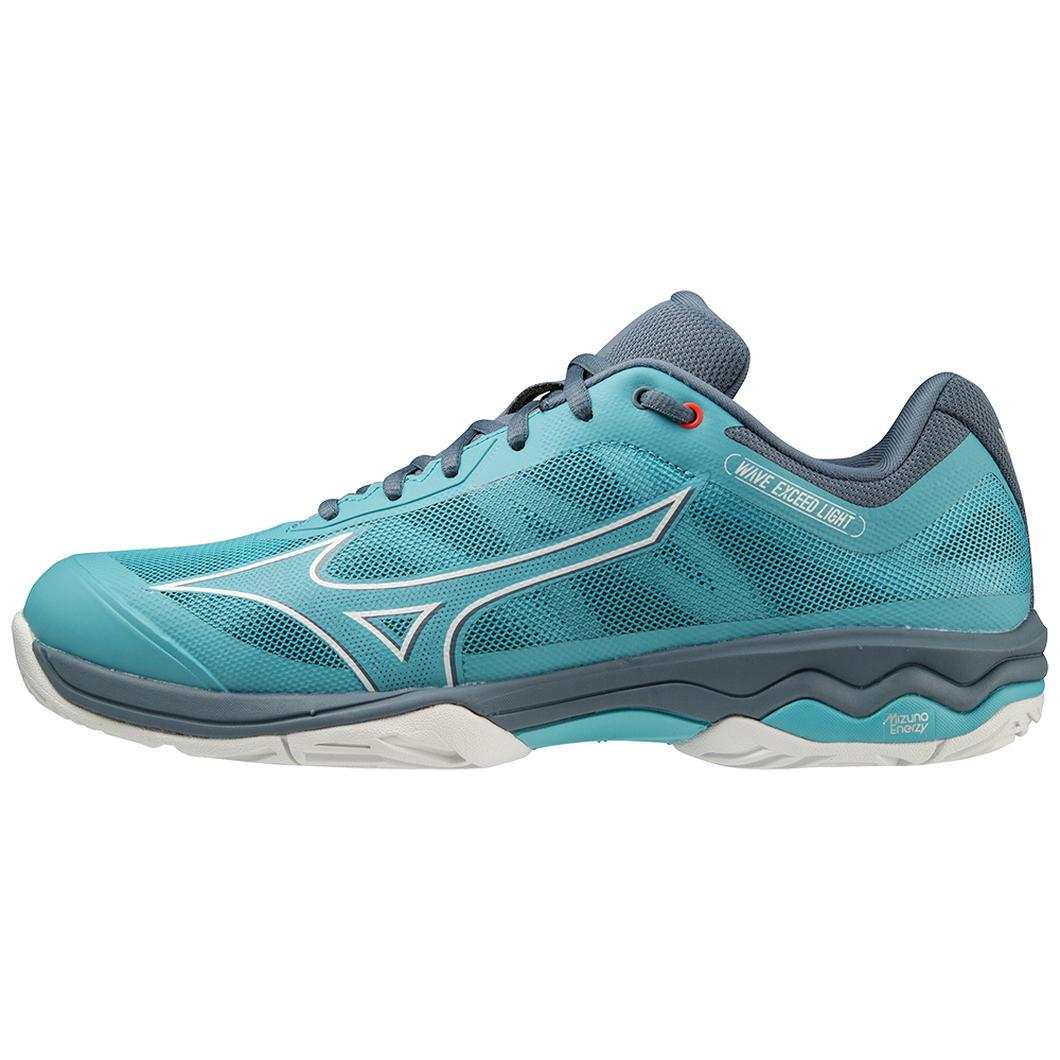 Giày Mizuno Wave Exceed Light AC Tennis Nam Xanh Xám