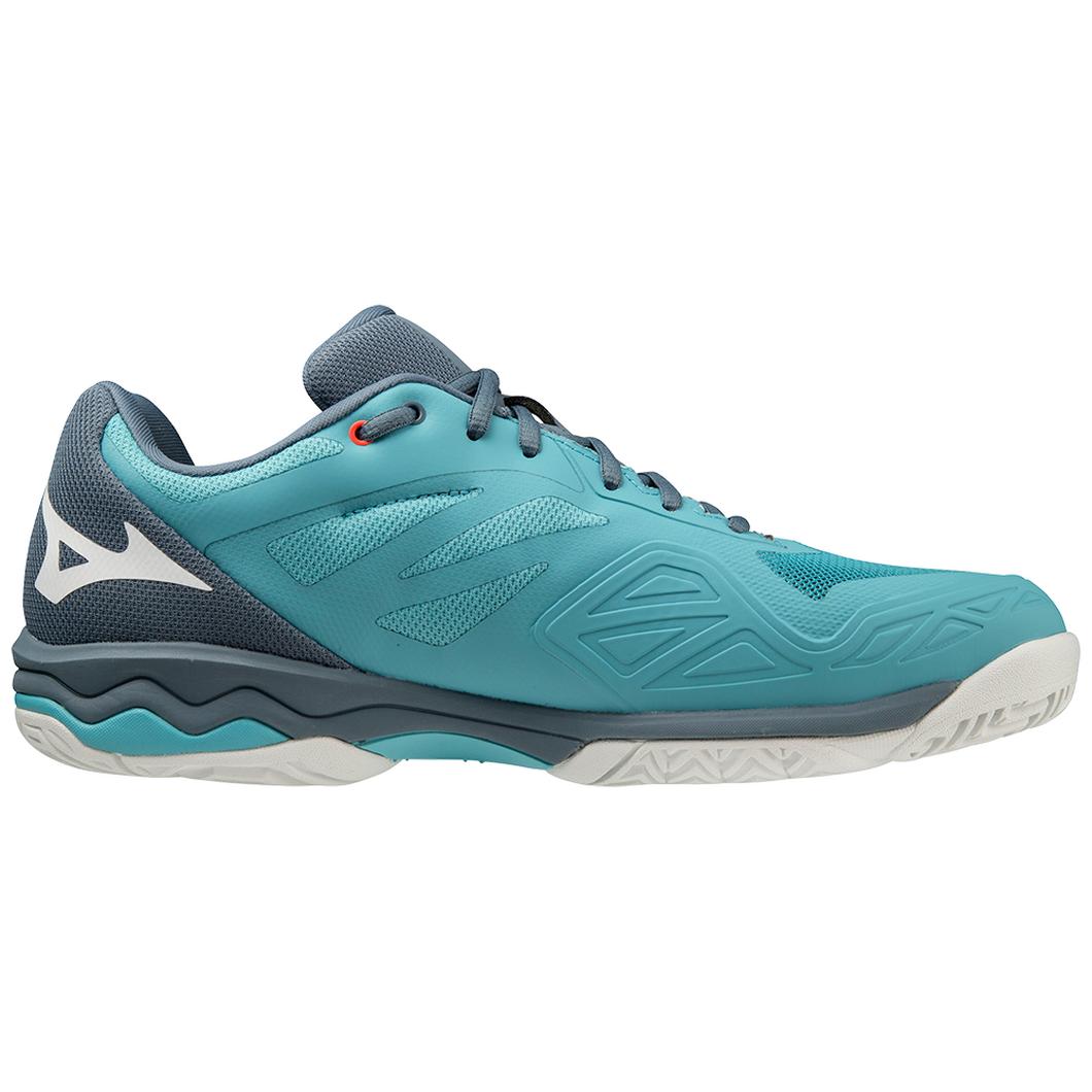 Giày Mizuno Wave Exceed Light AC Tennis Nam Xanh Xám