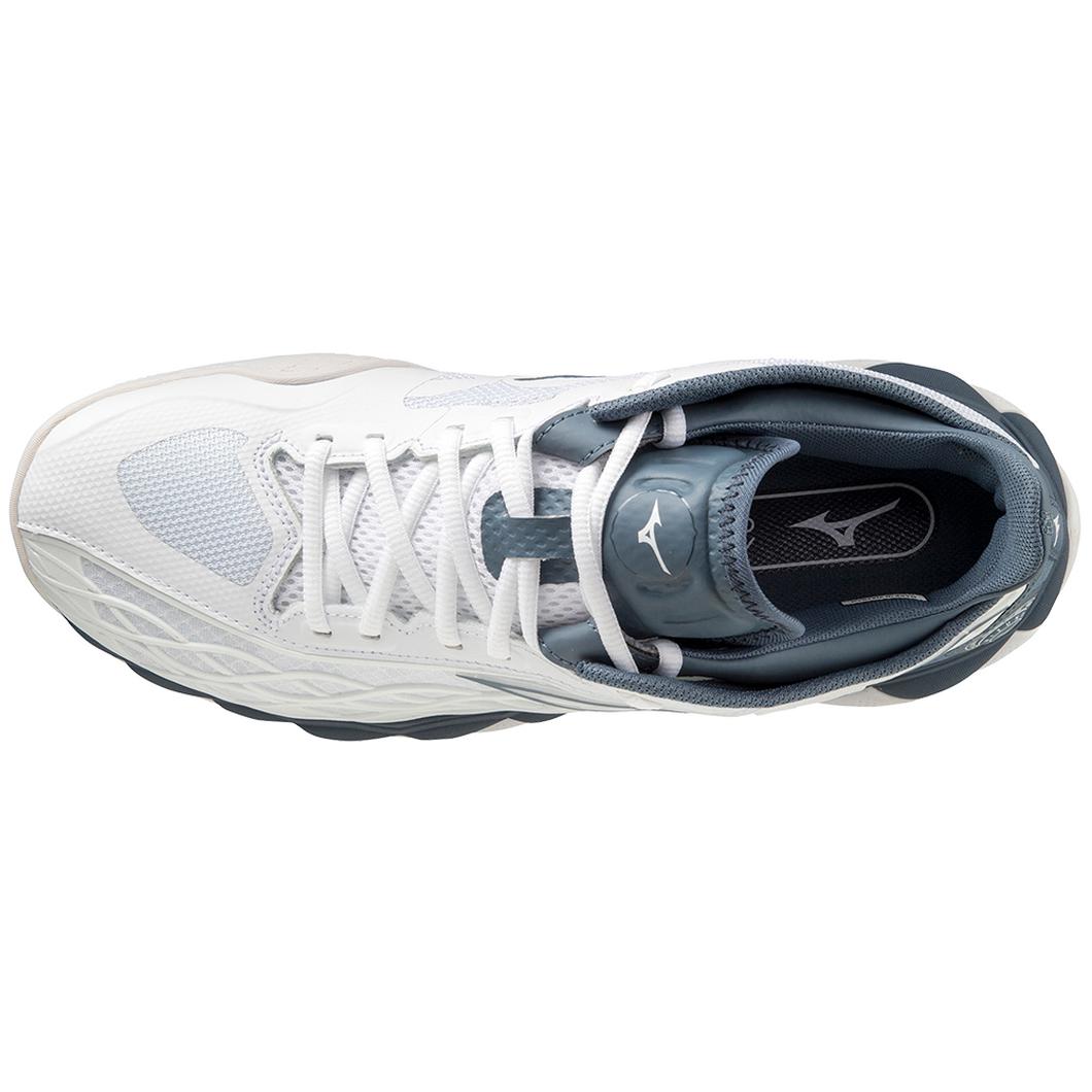 Giày Mizuno Wave Enforce Tour AC Tennis Nam Trắng Xanh